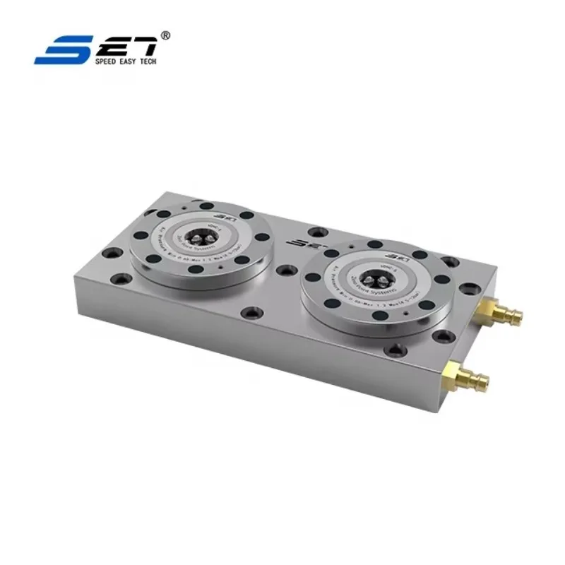 Q2GWB-10 Precision Zero Point Clamping System Pallet Two Station Foundation Plate CNC Machine System Zero Point Positioner