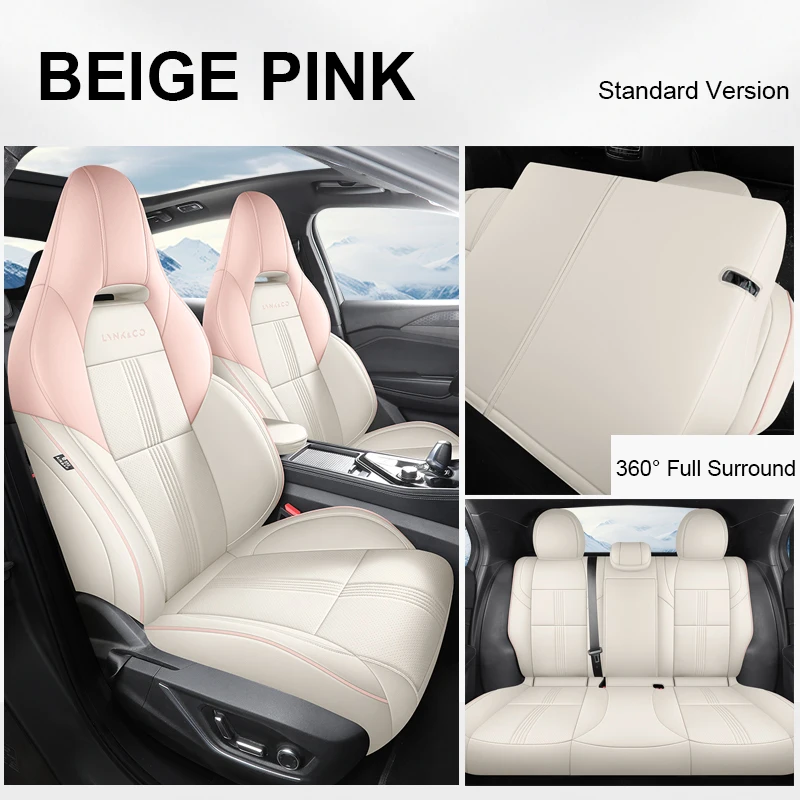 Custom Fit Auto Accessoires Stoelhoezen Full Set Kunstleer Voor Lynk & Co 01 Ev 2021-2024 Met Voor-En Achterste Rij Fullset