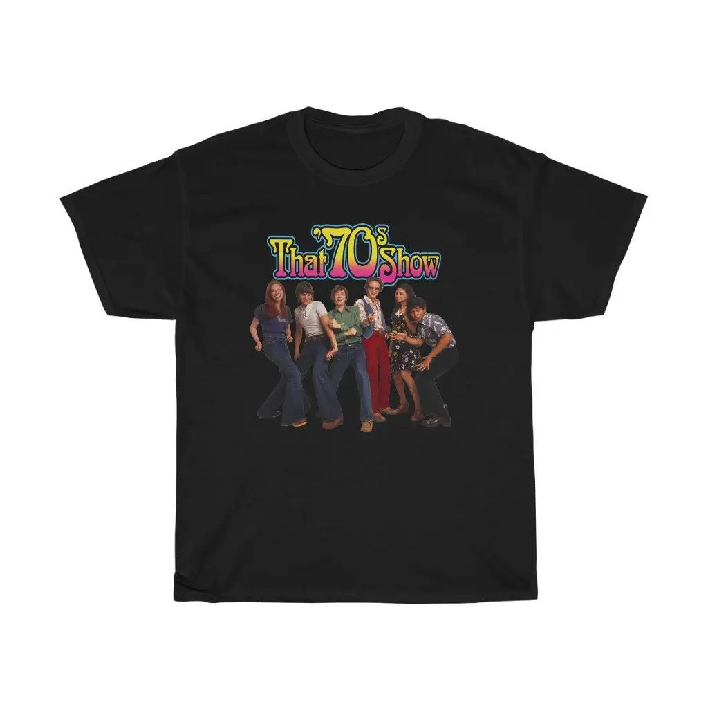 

Эта классическая Ретро ТВ черная футболка 70s Show 70s размер от S до 5XL