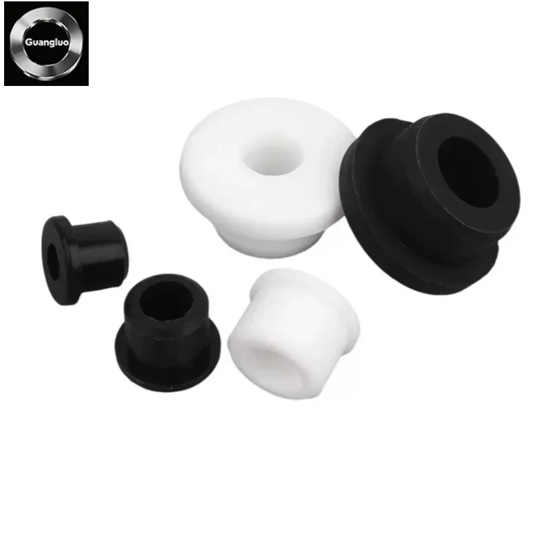 

M3.3~M133.6 Black White Soft Silicone Rubber Hole Caps T-Coil Blanking End Cover Pipe Tube Inserts Plugs Dustproof Stopper