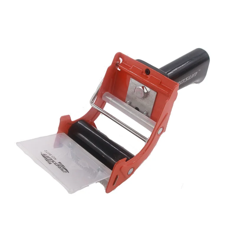 80mm Heavy Duty Tape Gun Dispenser 3 Inch Large Packing Packaging Sealing Cutter for Office Use, Warehouse Workers; Random Color