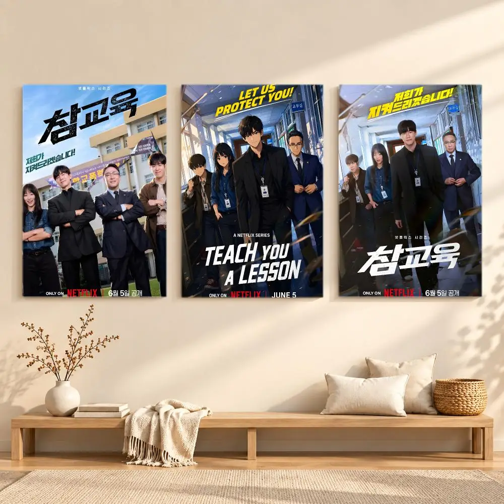 Kdrama True Lessons K-True Lessons Poster Series Print Unframed Aesthetic Wall Decor Gift Living Room Bedroom