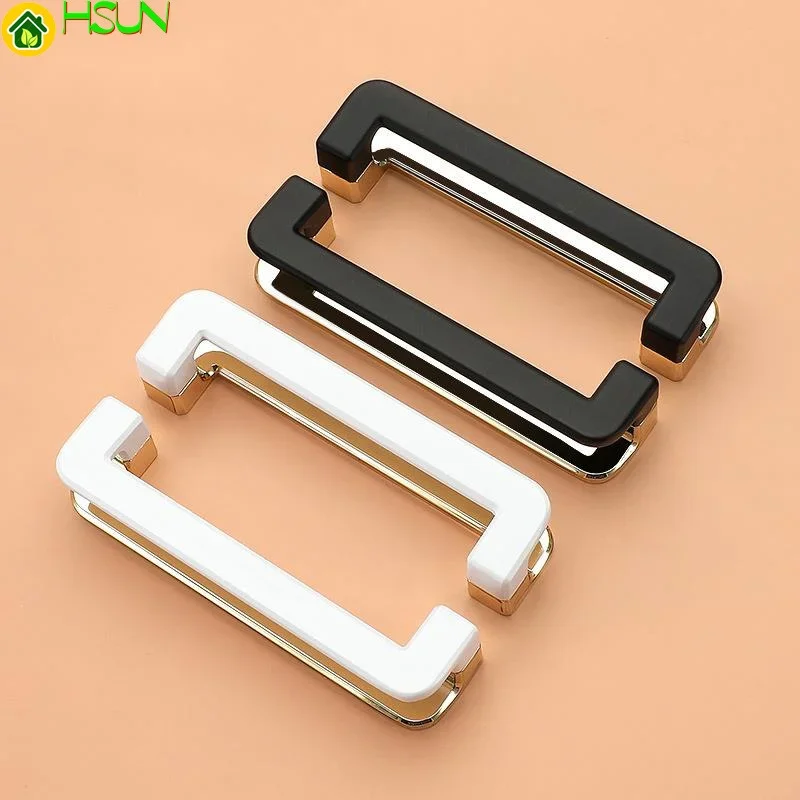 color matching simple hardware cabinet door handle solid zinc alloy interior drawer handle