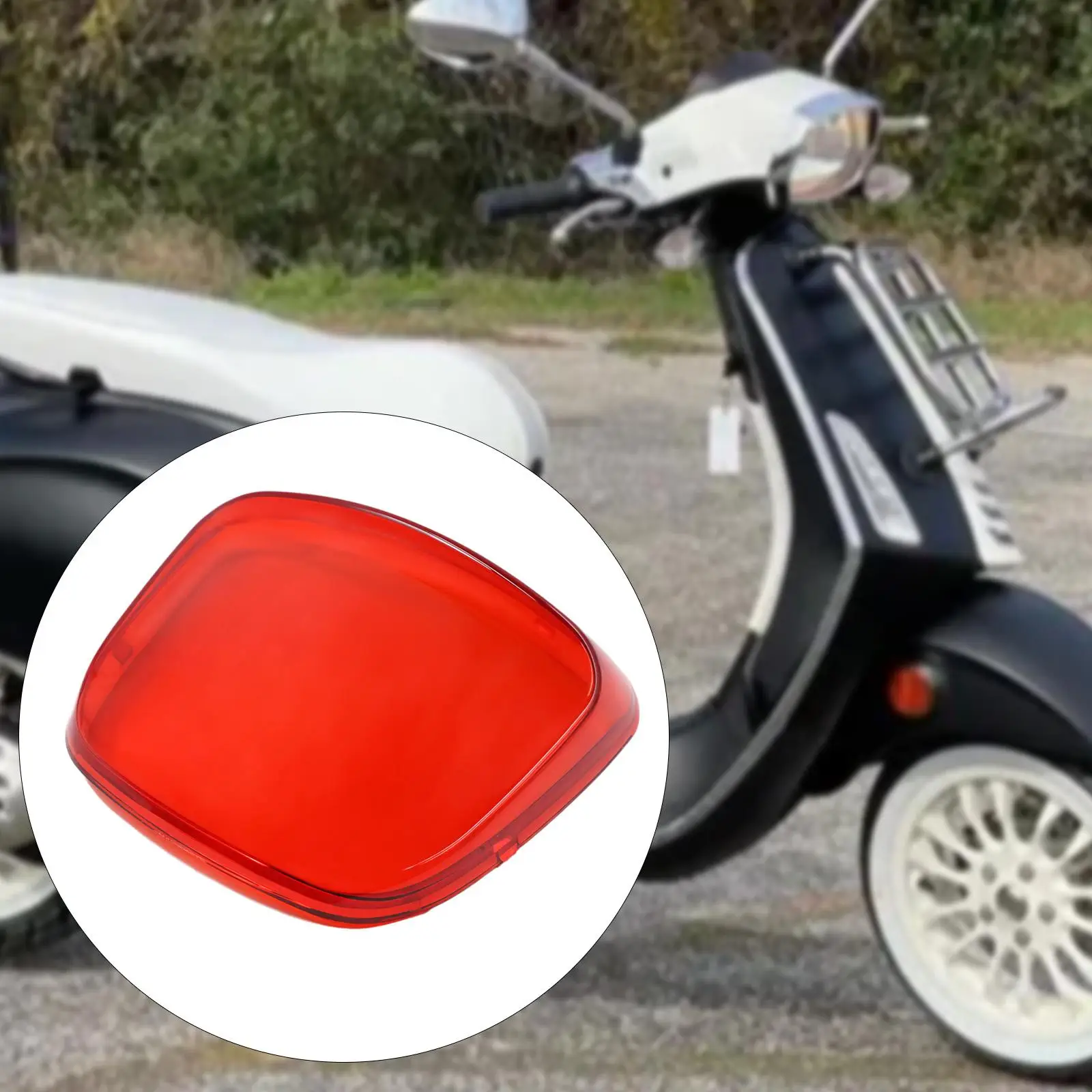 Rear Tail Light Lense Cover Accessories Protector Motorcycle Brake Taillight Cover for Vespa 2019-2023 Primavera Sprint 150