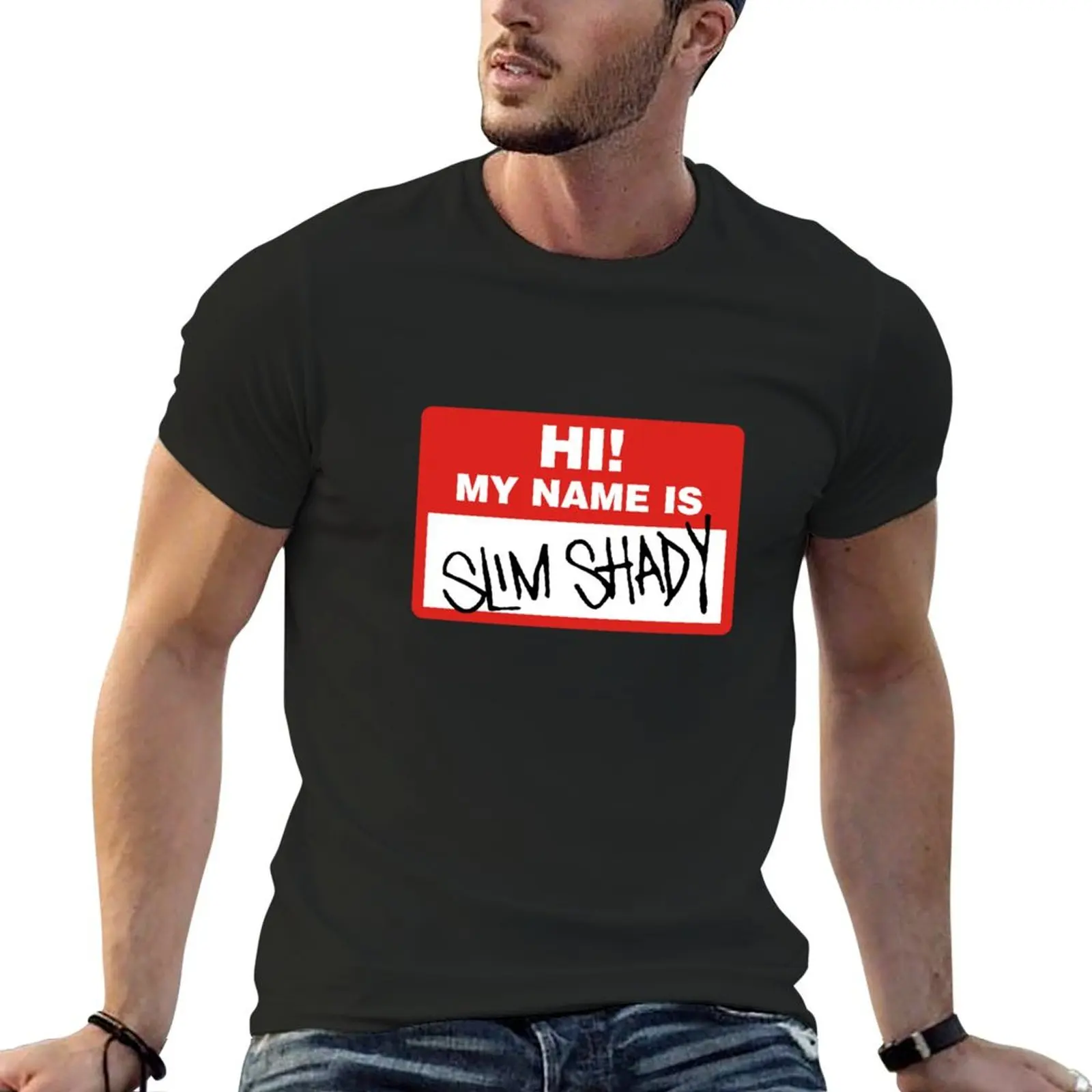 My name is Slim Shady T-Shirt korean fashion anime figures mens graphic t-shirts hip hop