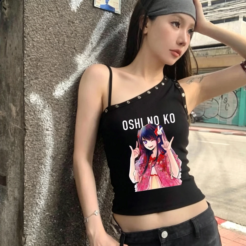 Oshi No Ko crop top teen japan harajuku vintage summer t shirt manga cheap summer emo cute