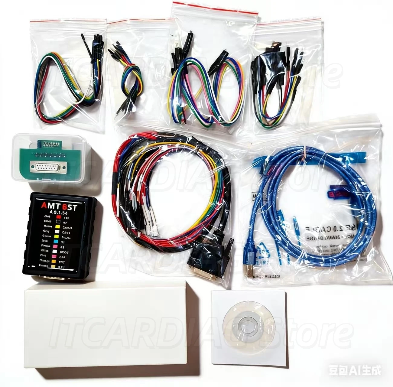 Newest Version AMT BST V4.0.1.34 ECU BENCH Service Tool Reading&Writing For BMW/Benz/VOLVO/VAG/OPEL  MG1 MD1 MEDC17 MDG1 EDC16