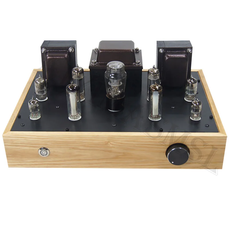 

AIYIMA SMSL 6BQ7 Push 6BQ5 6P14 EL84 2.0 4W Single-ended Vacuum Tube Amplifier 6E2 Cat's Eye Indication ALPS 6J1 5Z4P Amplifier