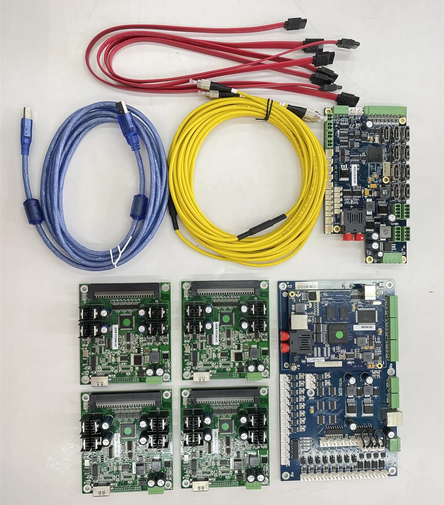 Ricoh gen5 4 heads board uv kit single double Y axis for upgrade boards