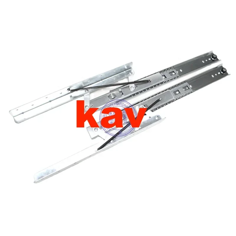 furniture use heavy lift rail bilateral table slide round-square slide rail 48mm special use