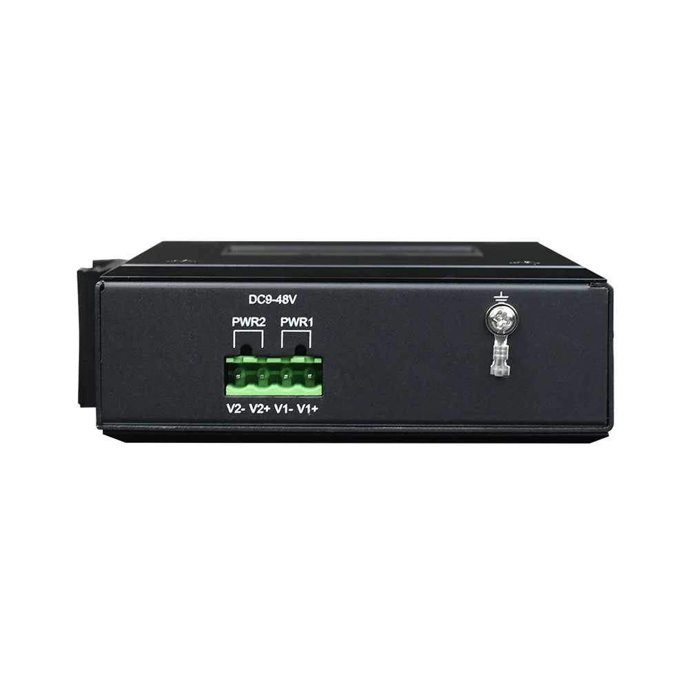 Industrial Grade 2 Port Gigabit Copper Ethernet to Fiber Media Converter