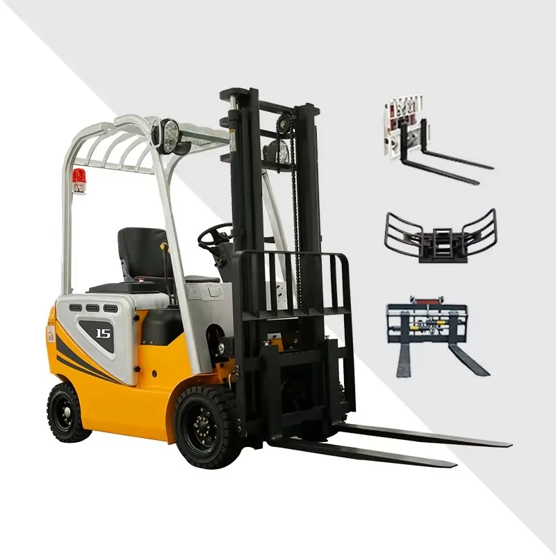 China Factory Lithium Battery Small Mini Forklift 1.5  2  3 Ton Electric Forklift with Competitive Price