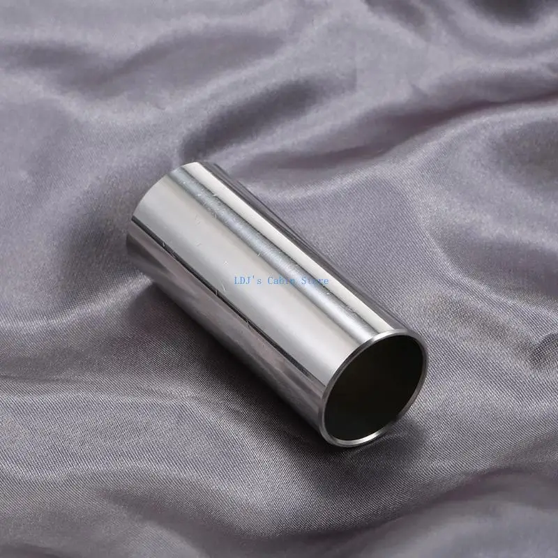 

XXFC Steel Slide Electric Guitar Parts Guitar Slide Bar Guitar Slide, Stainless Guitar Slide Tone Bar for Stringed Instrument