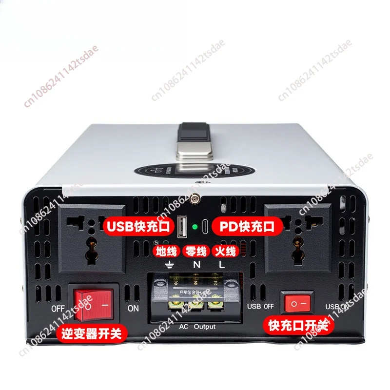 Pure wave inverter 12v24v48v60v to 220v high power converter electric vehicle battery