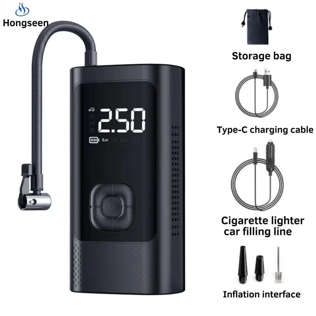 150psi Portable Balloon Pump Car Air Compressor Tire Inflator Pump Electric Ball Tyre Pump - view 5