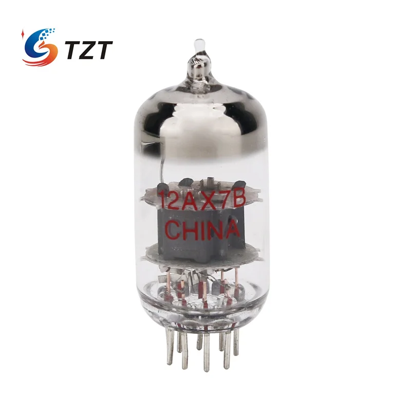 TZT Shuguang 12AX7B Vacuum  Electronic Tube Replacement For ECC83 Perfect   High-Gain Amplifiers