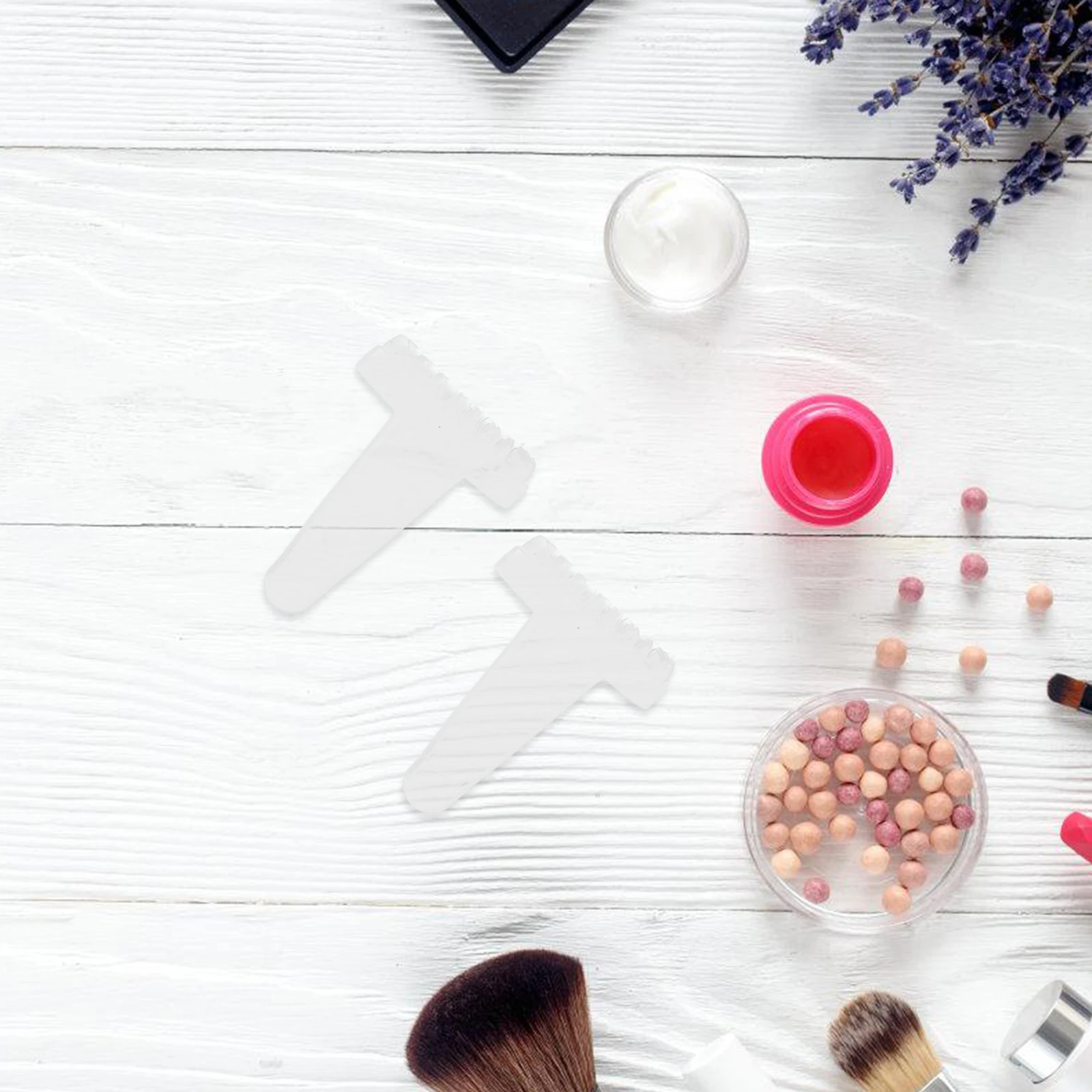 Plantillas de silicona reutilizables para pestañas, herramienta de maquillaje profesional para principiantes y plantillas de maquillaje para sellos de pestañas, 2 uds.