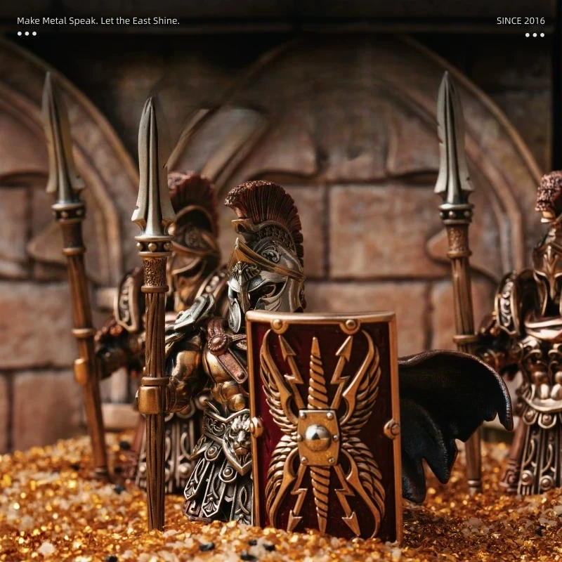 

Орнамент Спартанского командира — съемный, серия Big Player, украшение для рабочего стола, ручная фигурка, металлическая фигурка для снятия стресса