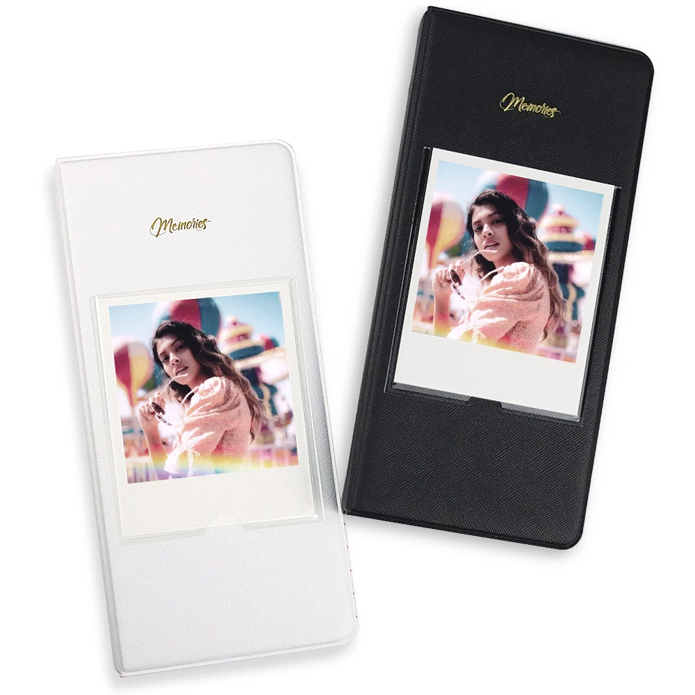 Storage Album Photo Film Pink 64 Pockets Printer Film Album Storage Book For 600 Film For Fujifilm Instax Wide 300 210 400 Link