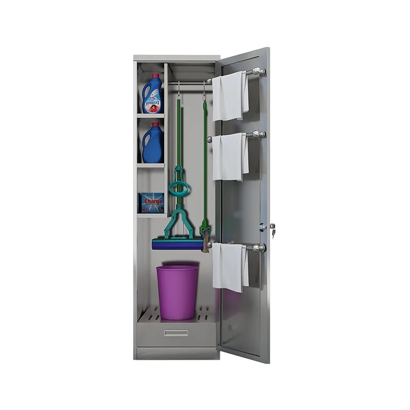 Modern Premium Quality Metal Workshop Tool Cabinet Broom Storage Clean Room Locker for Outdoor Supermarket Warehouse Apartment