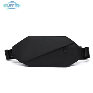 HOMEFISH Men Minimalist Outdoor Sports Running Jogging Waist Bag Man Waterproof Fanny Pack Stylish Cross Body Belt Bag Waist Bag