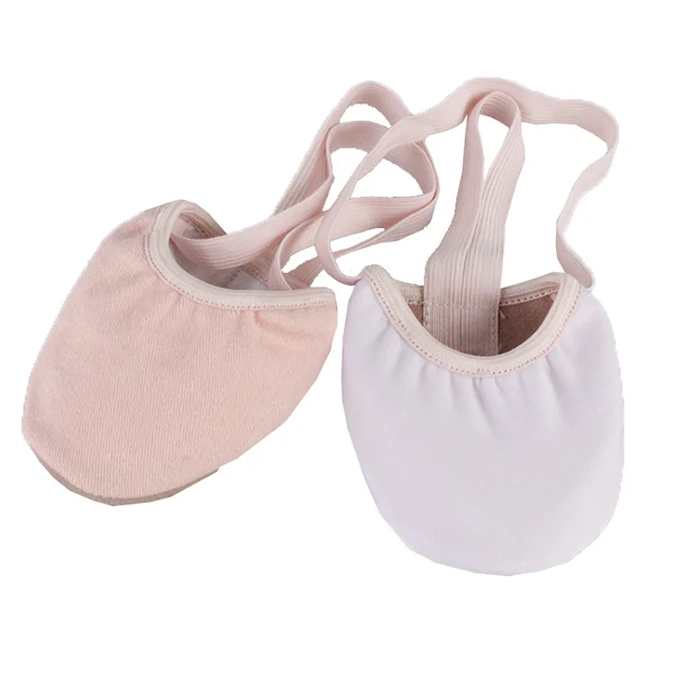 Girls Rhythmic Gymnastics Shoes Women Adult Children Half Sole Jazz Ballet Dance Shoes Half Toe Shoes Woman Belly Dancing Shoes