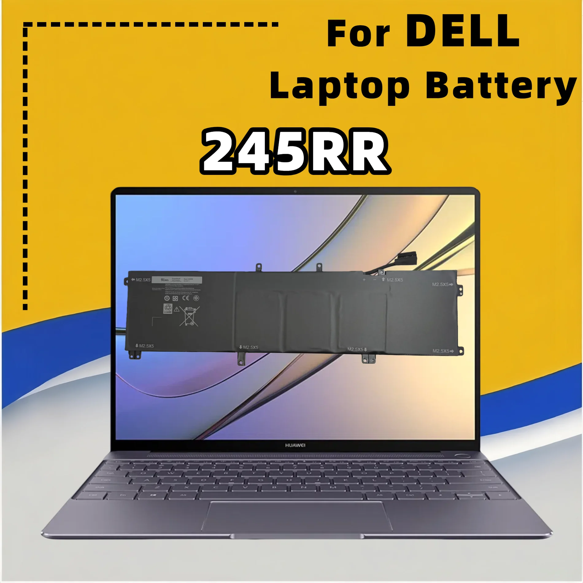 

FRLESUI for DELL XPS 15 9530 9535 Series For DELL Precision M3800 TOTRM H76MV 7D1WJ 245RR Laptop Battery 13 months warranty