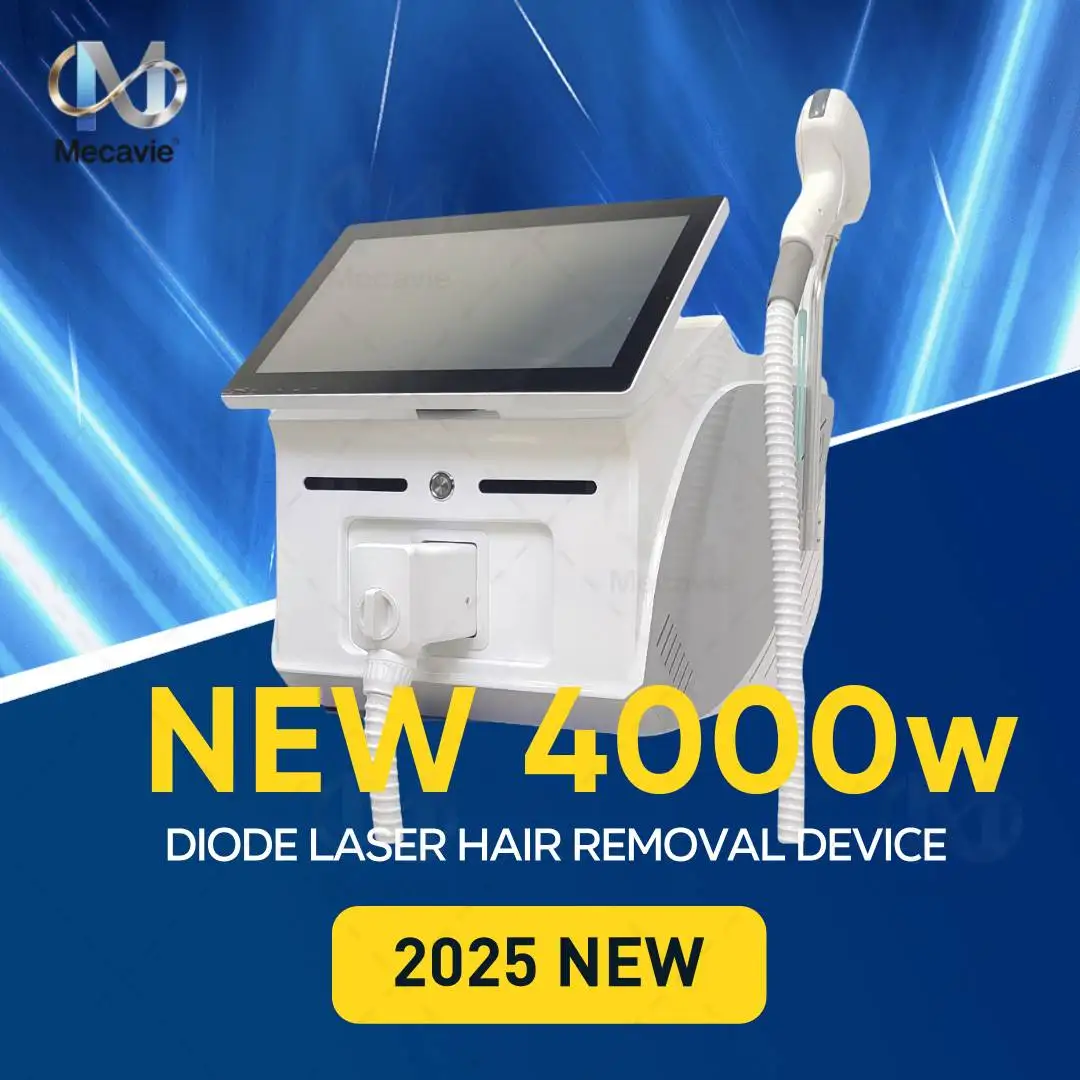 Portable 4Wave Soprano Ice Titanium Professional 808 Diode Laser Hair Removal Machine 4000W Painless Skin Care Latest Equipment