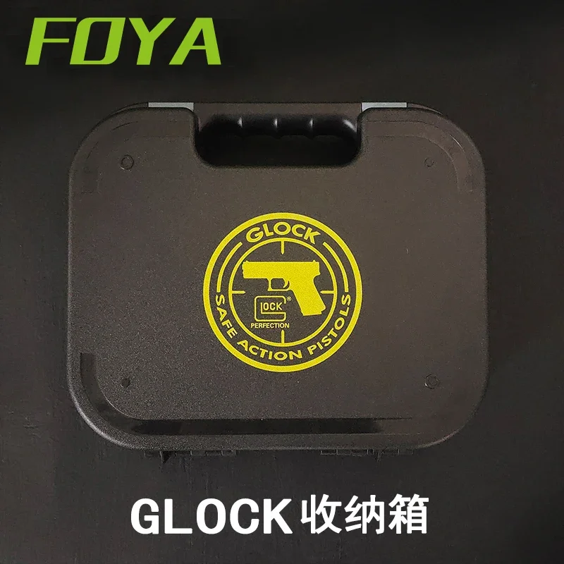 Glock tático Segurança Carrying Box, Mala Prevenção de Queda, estojo rígido, Caça Ferramenta, Estojo, G17G18G19 1911