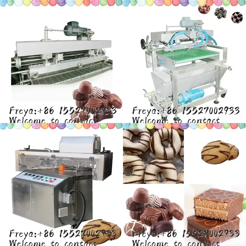 Decoration Enrober Decorator Equipments Chocolate Machine Stringer Chocolate Decorating Machine