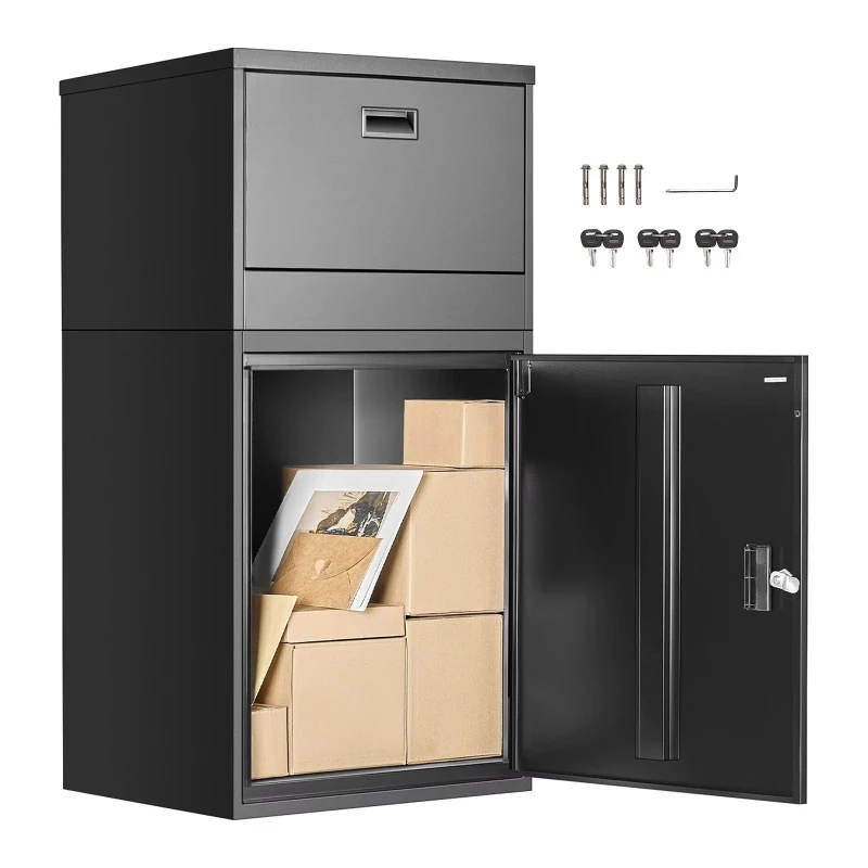 Anti-theft Lockable Parcel Delivery Box 39 Inch Model D0100XU4F9A Reliable Outdoor Storage for Outdoor Parcel Delivery