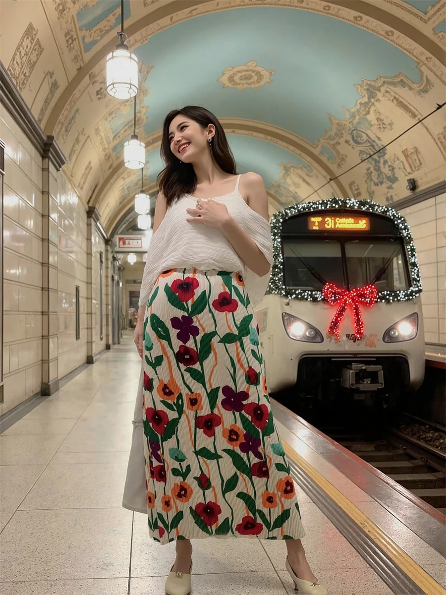 

Skirts Women Satin Pencil Skirt with High Waist and Side Slit Slim Fit Elegant Design for Evening Party or Formal Occasions