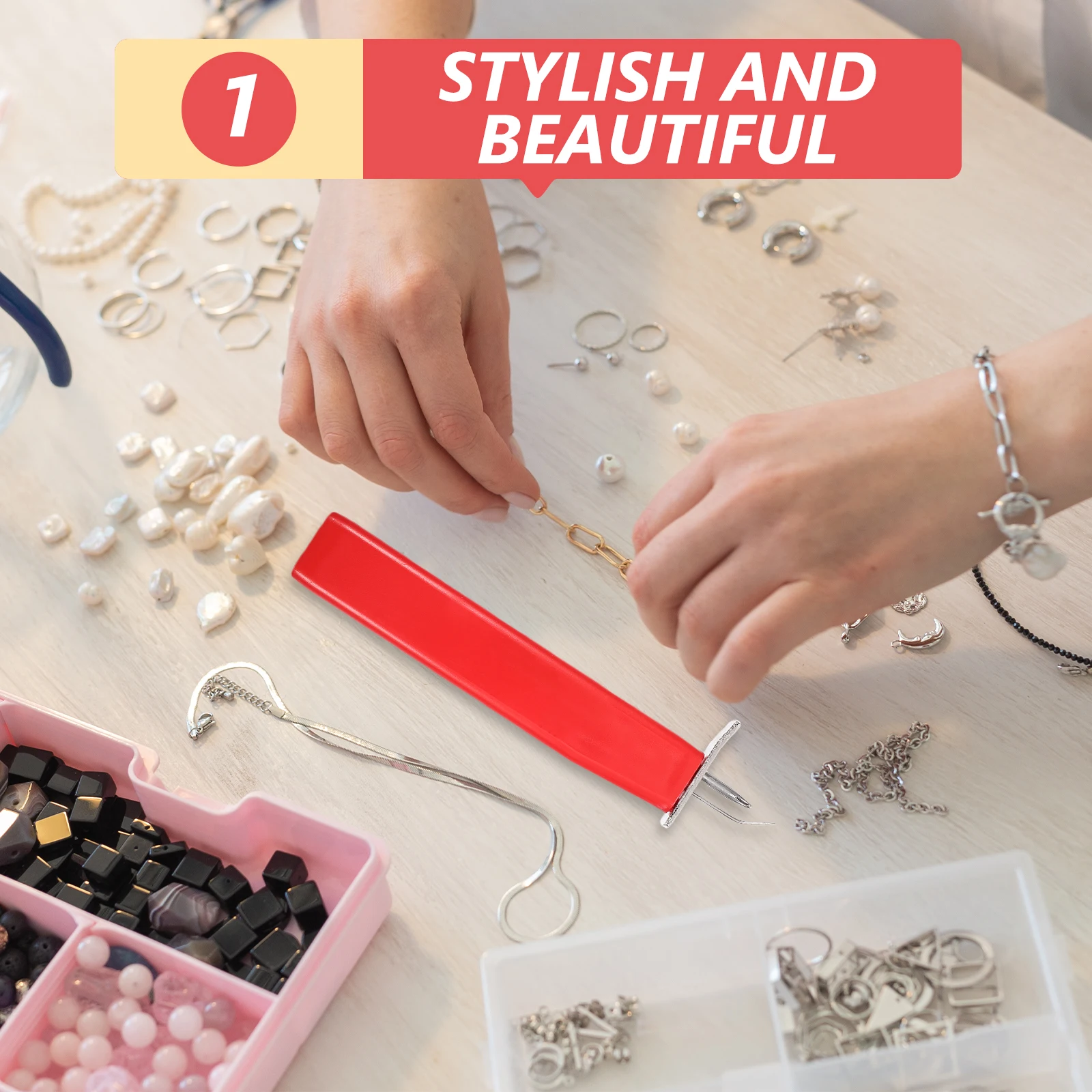 

Инструмент для узелкования бисера: нейлоновый с железным элементом, идеально для создания узлов в ювелирных изделиях, рукоделии, DIY. Аксессуар для узелкования нитей, ручной узелкователь для бисера.