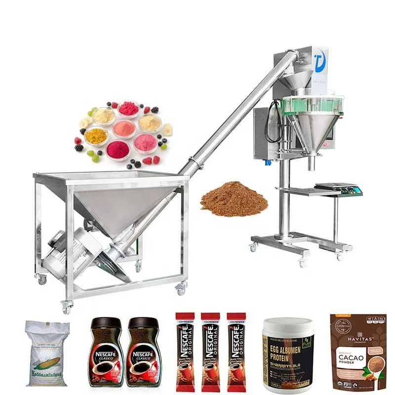 

Automatic Food Packing Machine Electric Powder Spice Filling Flour Wrapping Particle Packaging Machine