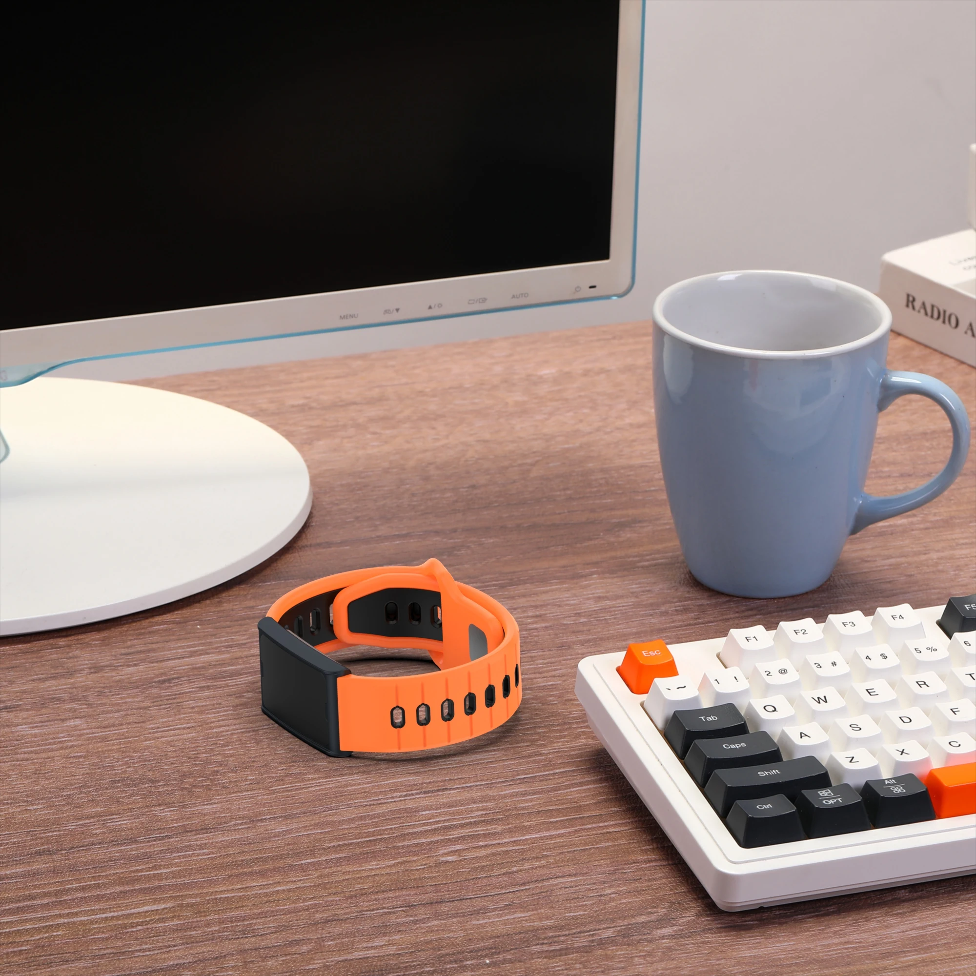 Pulseira adequada para huami amazfit helio pulseira de silicone com fivela escondida para huami amazfit helio