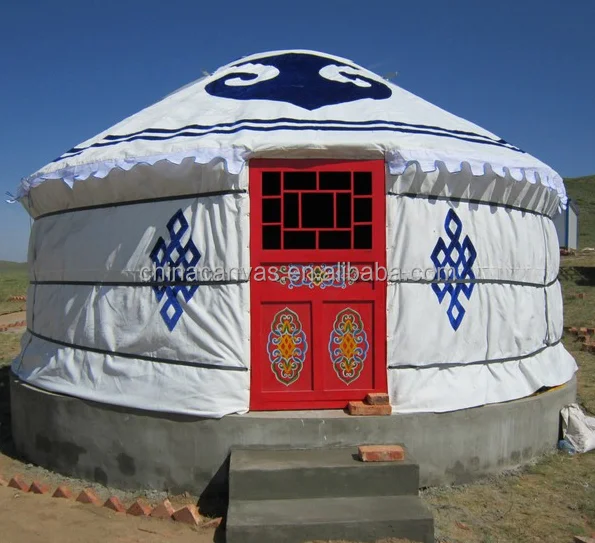 40 Square Meters Outdoor Luxury Mongolian Yurt Tent