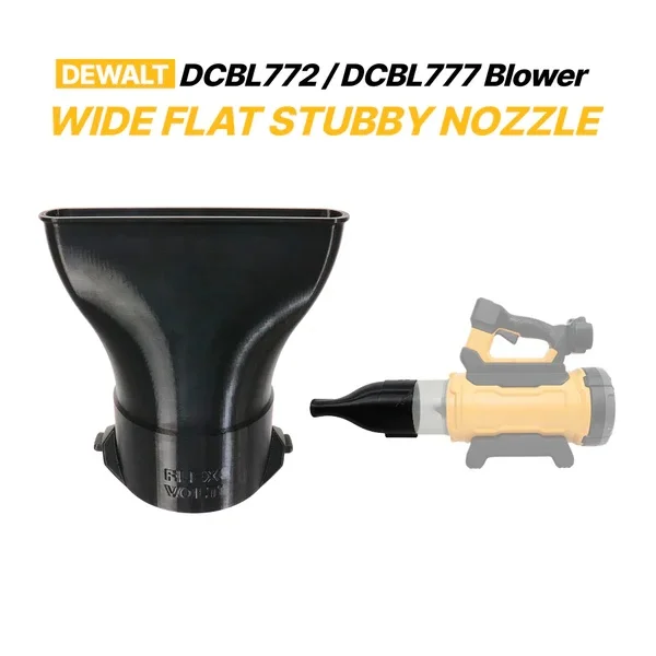 Wide Flat Stubby Nozzle Air Outlet Replacement Parts Fit DEW