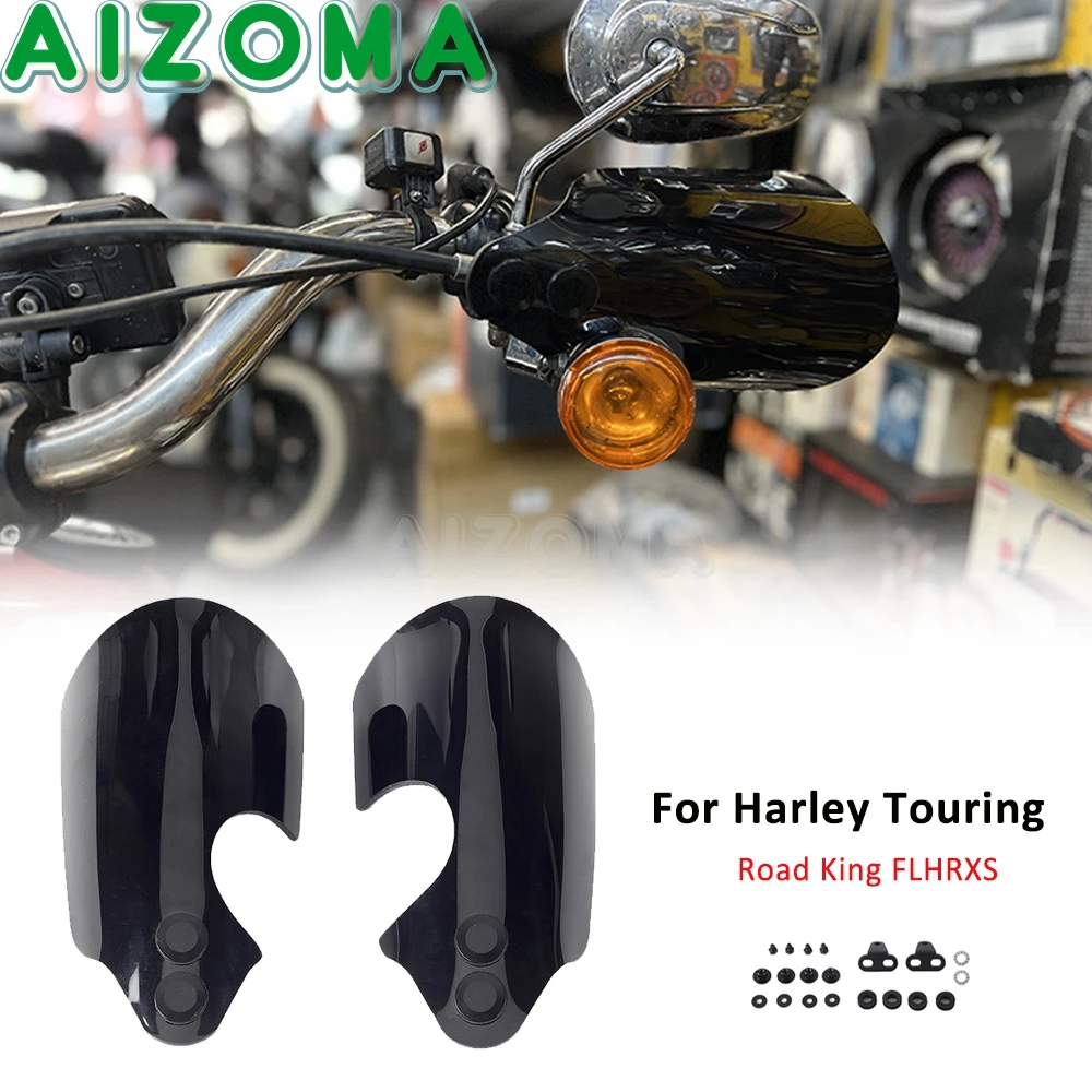 

Motorcycle Hand Protector Guard For Harley Touring Road King Specia FLHRXS Polycarbonate Handlebar Handguard 2017 2018 2019 2020