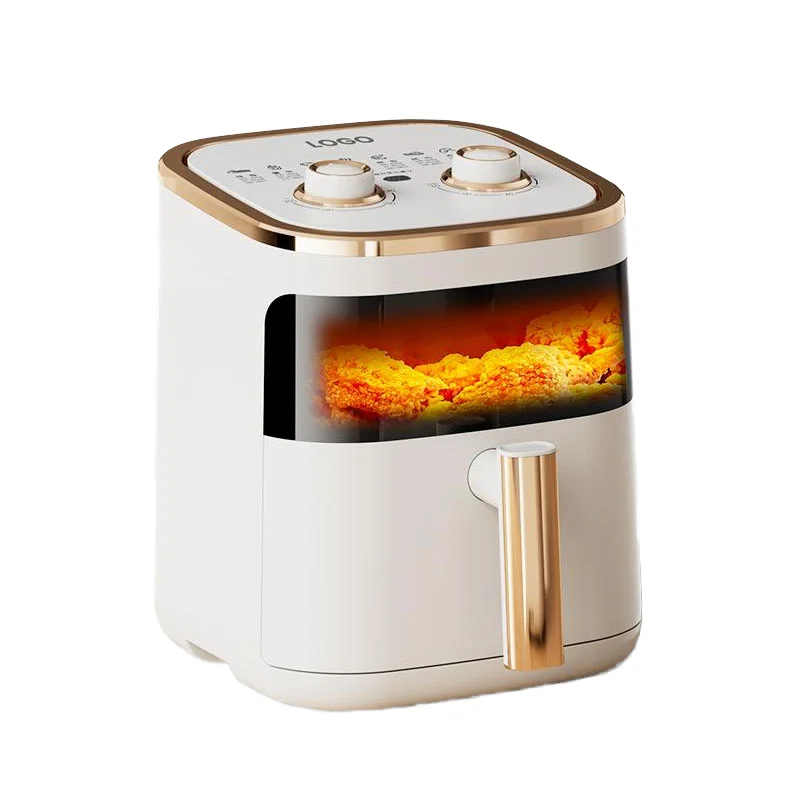 مقلاة هوائية ذكية جديدة سعة 6.5 لتر لعام 2025 مع شاشة عرض مرئية، وطباخ كهربائي متعدد الوظائف 12 في 1، وتخصيص الذكاء الاصطناعي ومزامنة الوصفات