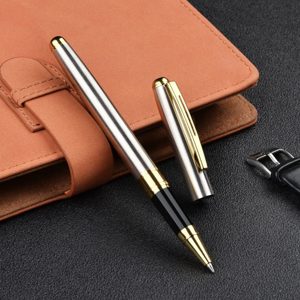 Smooth Writing Metal Ballpoint Pen Replaceable Refill Gift Stationery Signature Pen Heavy-Weight Writing Pen Men & Women