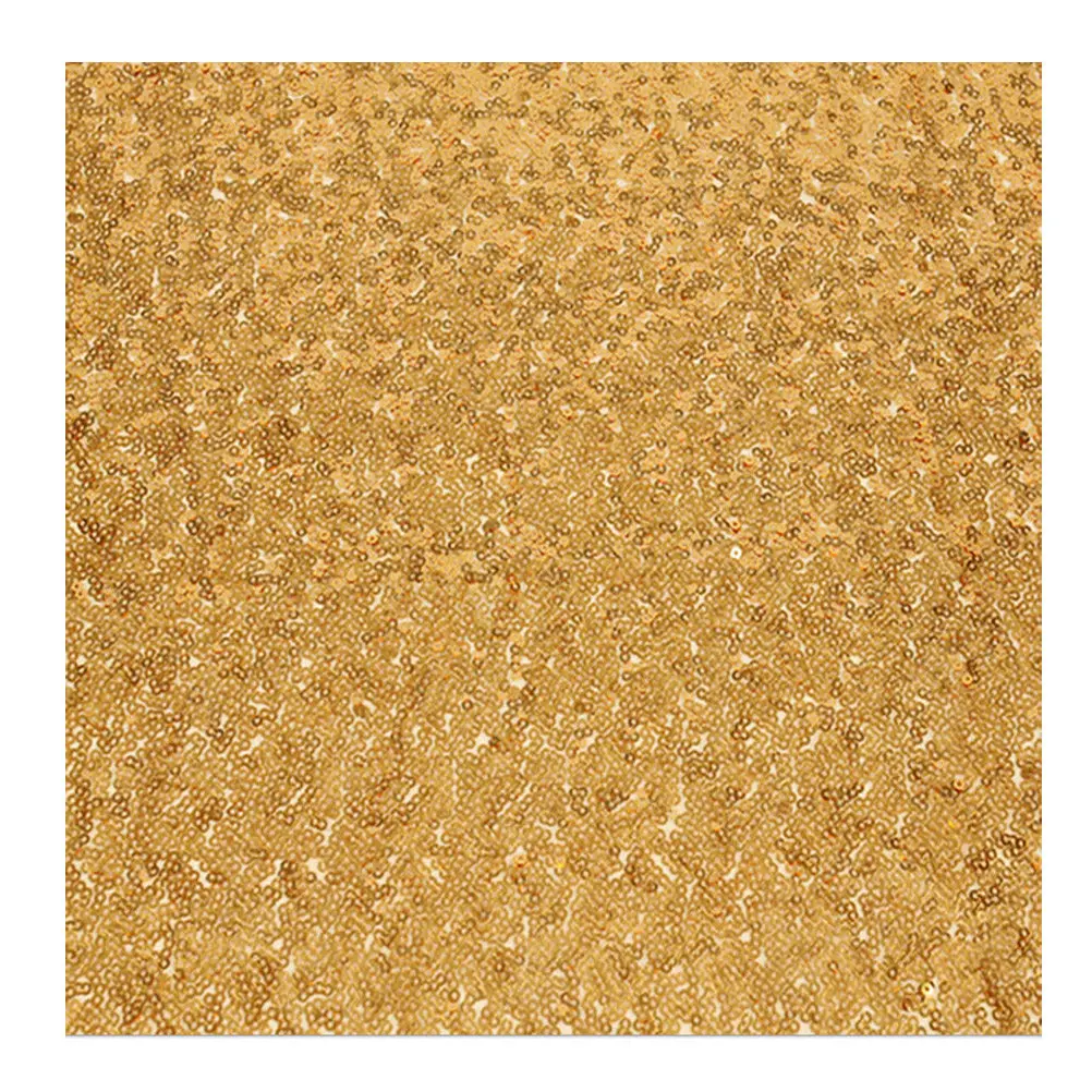 Golden Sparkly Sequin Tablecloth 0.8x0.8m Glitter Table Cloth for Wedding Party Banquet Decoration Embroidery Table Flag