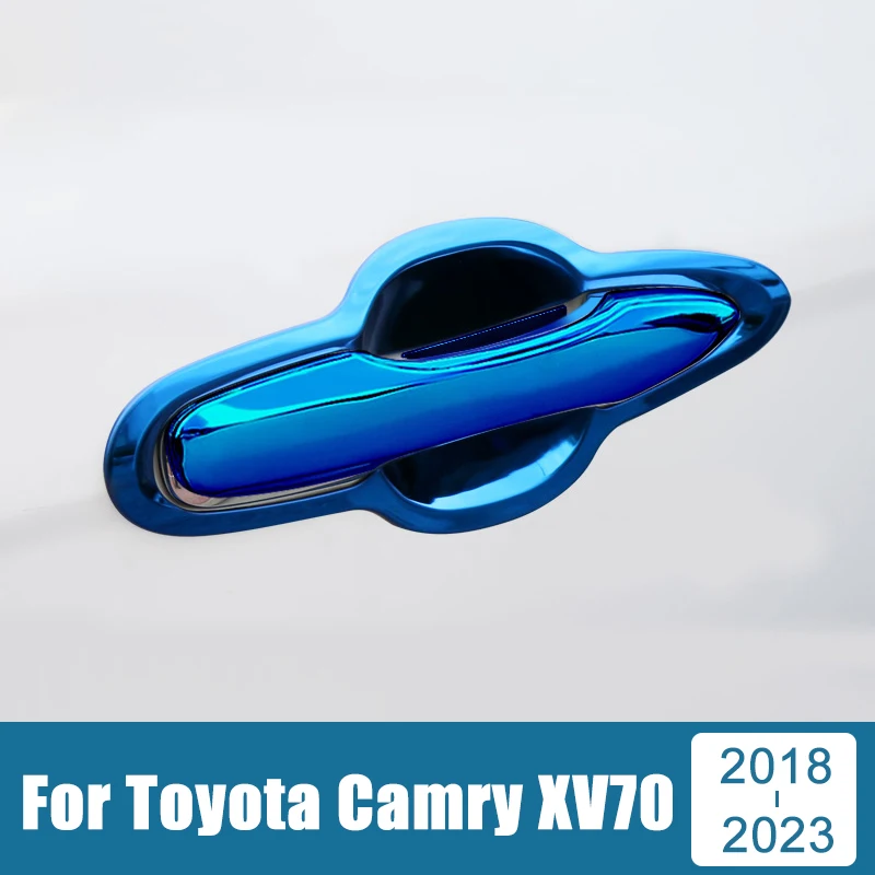 

Car Accessories For Toyota Camry XV70 2018-2021 2022 2023 Stainless Steel Door Handle Trim Covers Door Bowl Cover Strips Sticker