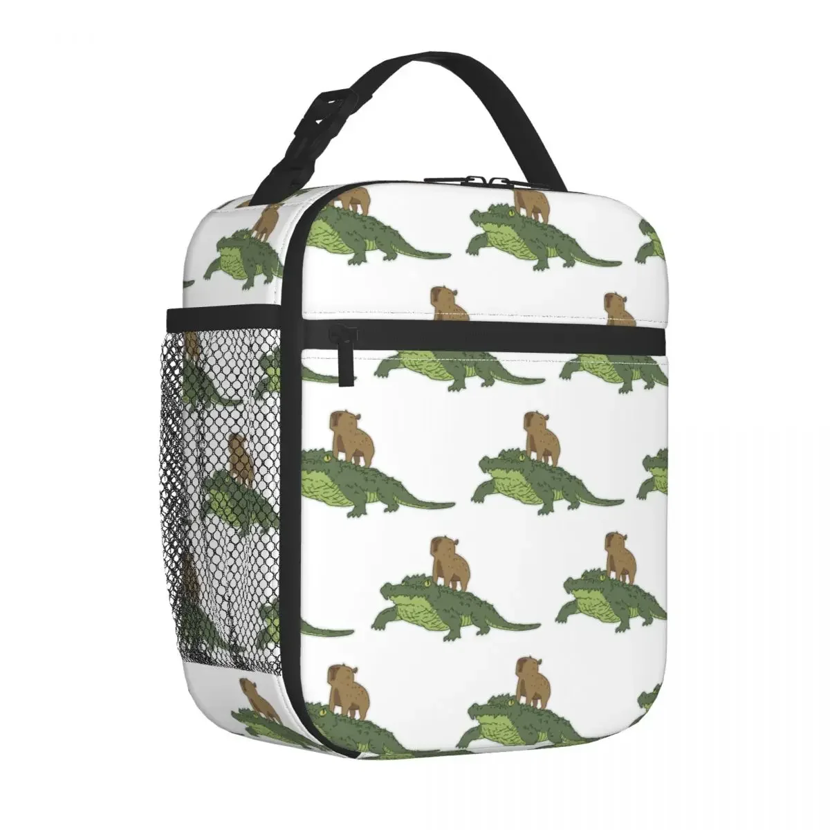 This Is How I Roll Capybara Insulated Lunch Bag Cooler Lunch Container Leakproof Tote Lunch Box Food Storage Bags College Picnic