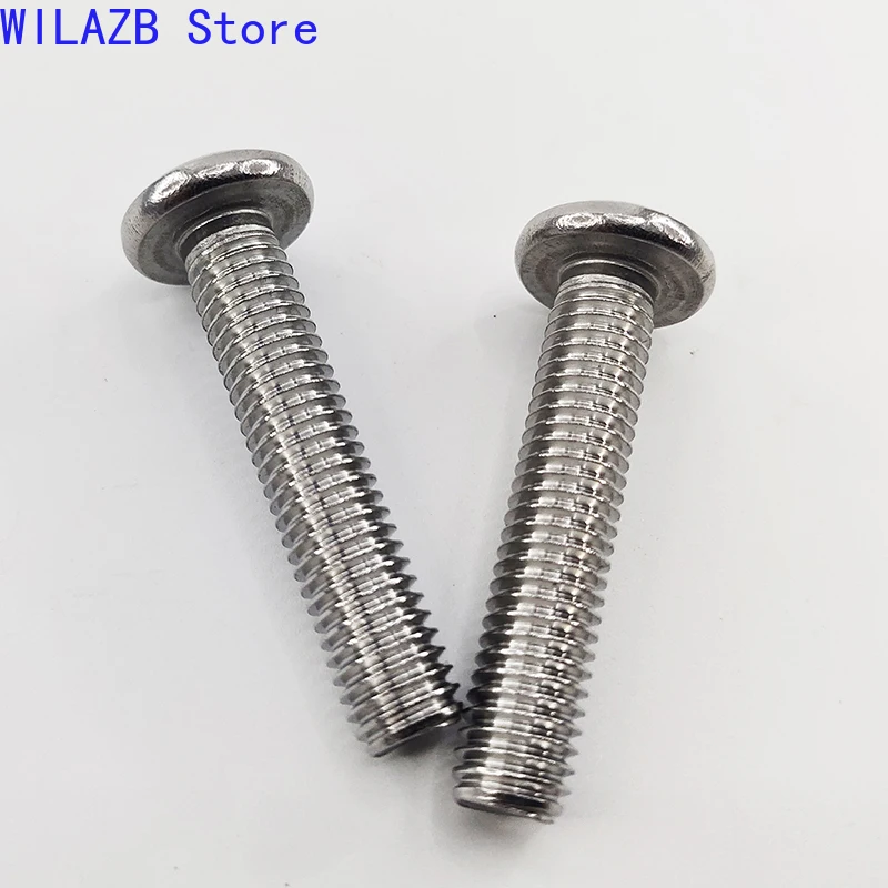 2/5/10/50 Uds M2 M2.5 M3 M4 M5 M6 M8 Mini Micro pequeño GB818 304 tornillo de cabeza Phillips cruzada de acero inoxidable perno redondo