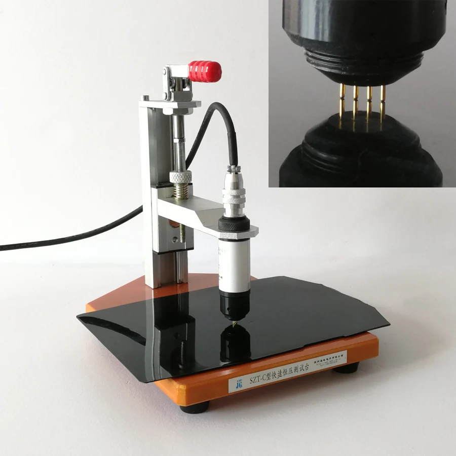 Digital 4 point probe resistance meter