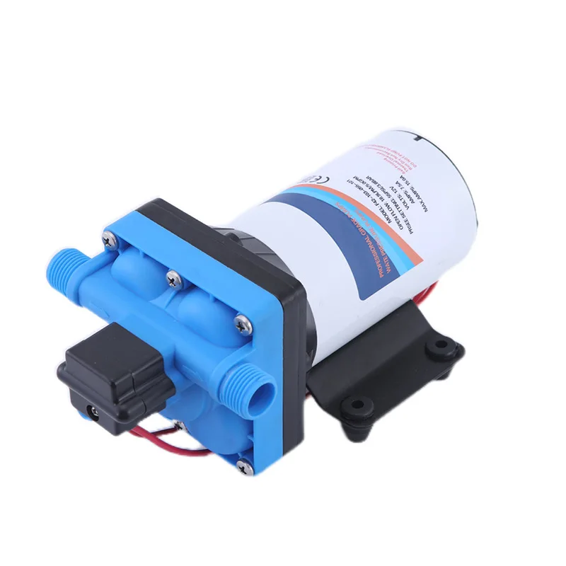 Marine 12V24V Supercharged High Pressure Diaphragm Pump 15/18.9 Liter Self-priming Water Pump RV Yacht Pump