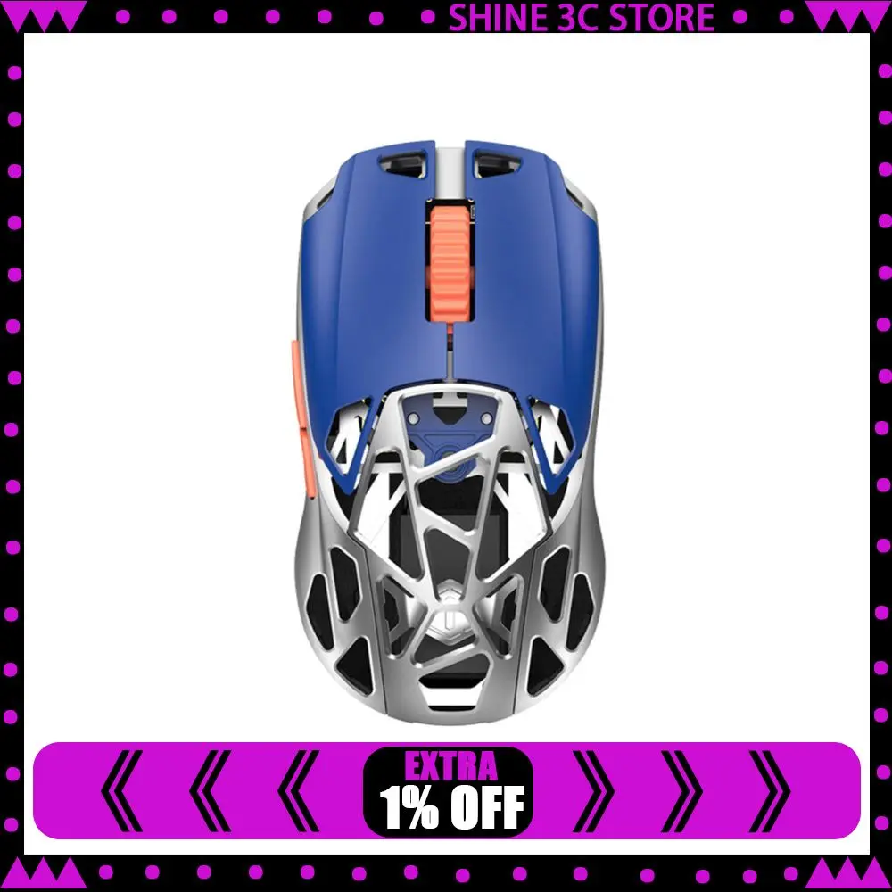 PANDAER STARBUFF Gaming Mouse Tri-Mode Wireless Ultra-Lightweight Aluminum Alloy Ergonomic Esports Mouse for PC Laptop Gaming
