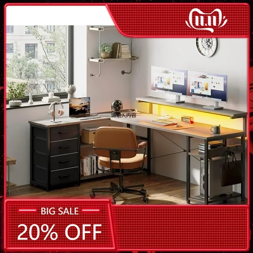 61" L Shaped Desk W…