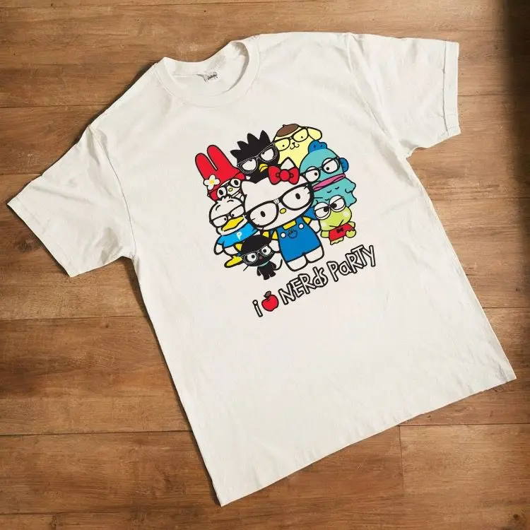 Anime Hello Kittys z krótkim rękawem Cartoon Kuromi moja melodia dziewczyny t-Shirt letnie czyste bawełniane pół rękawy koszulka dla nastolatków dolna koszula