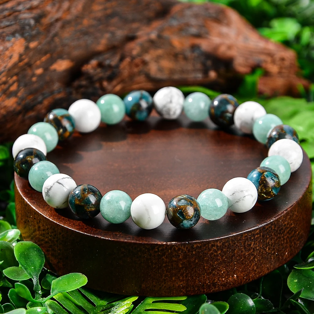 1PC natural stone healing bracelet that can eliminate worries, relieve anxiety, and bring prosperity and abundance.